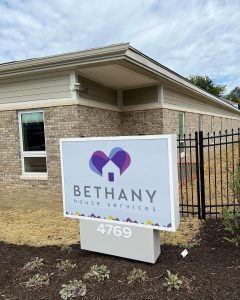 bethany house front new sign