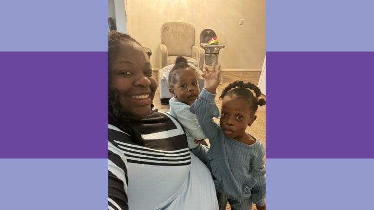 Mom and children