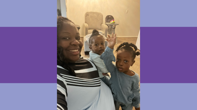 Mom and children